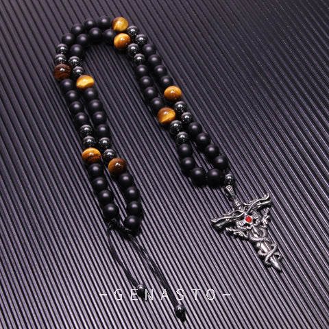 Cross Bead Necklace