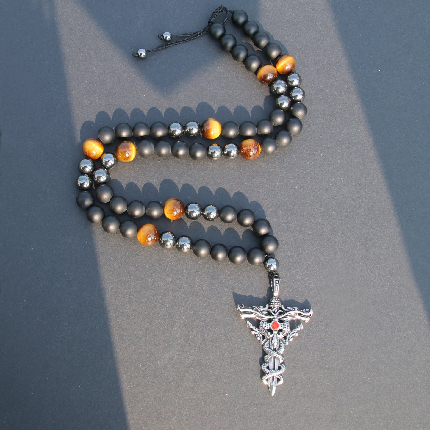 Cross Bead Necklace