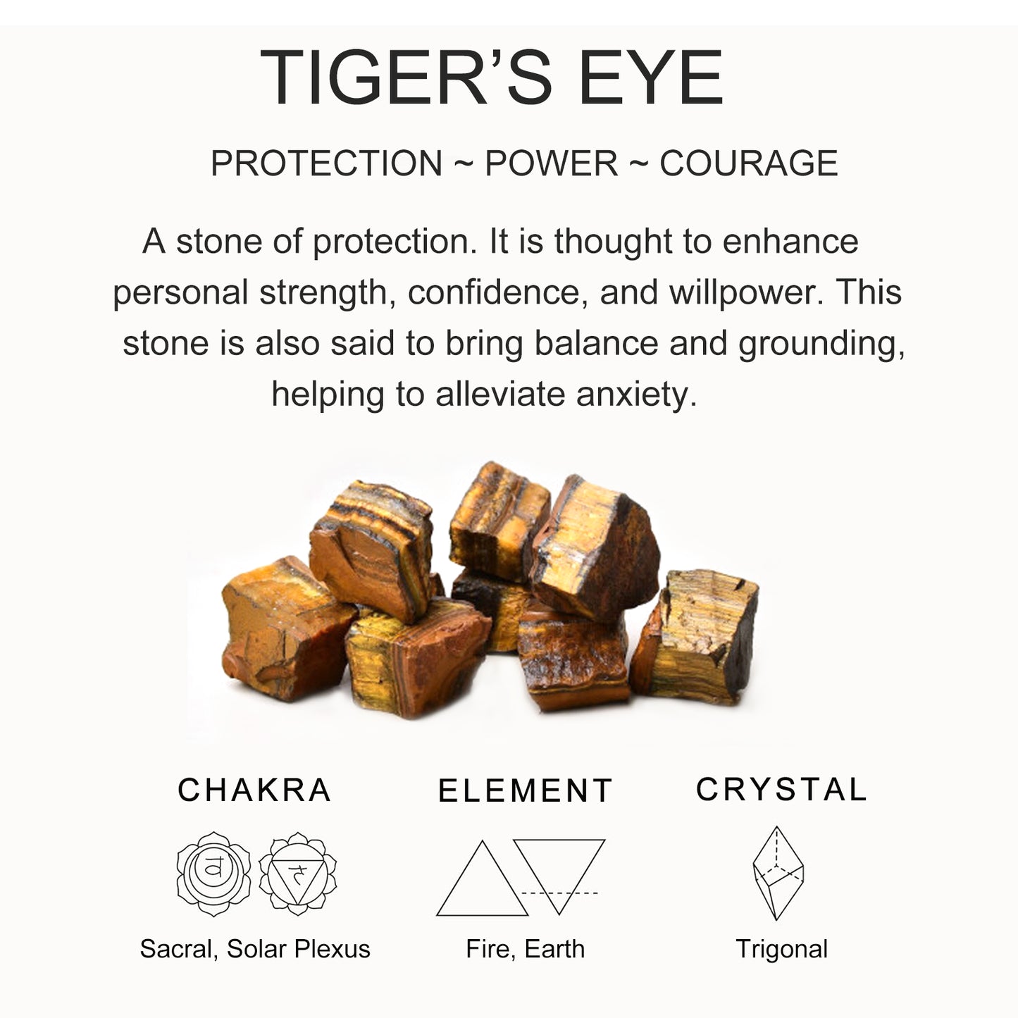 Tiger Eye Bracelet for Women – Protection & Luck Healing Crystal