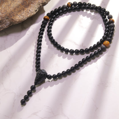 Rainbow Obsidian PIXIU Pendant Necklace