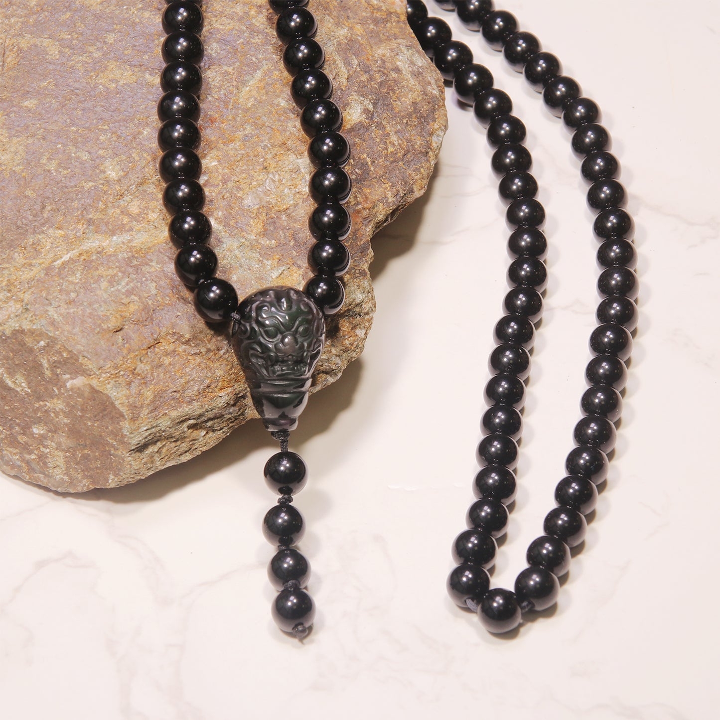 Rainbow Obsidian PIXIU Pendant Necklace