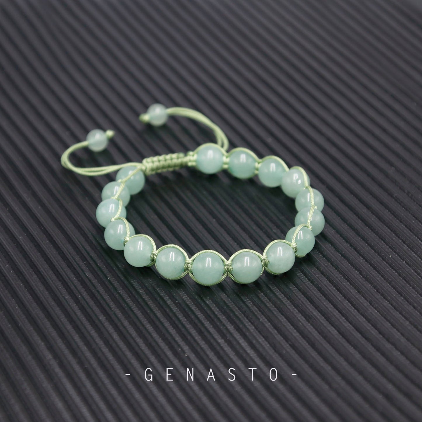 Green Aventurine Single-layer Bracelet, 8mm