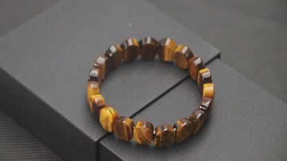 Tiger Eye Bracelet for Women – Protection & Luck Healing Crystal
